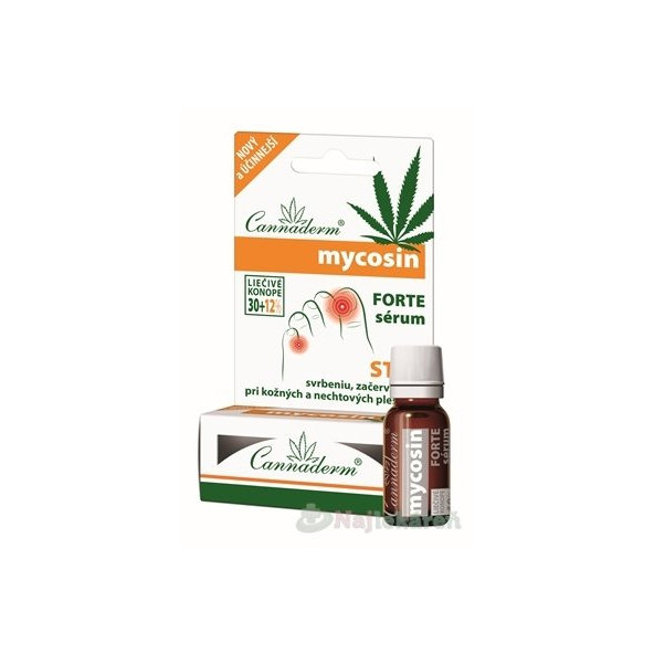 Cannaderm Mycosin FORTE – sérum proti nechtovým plesniam 10+2ml
