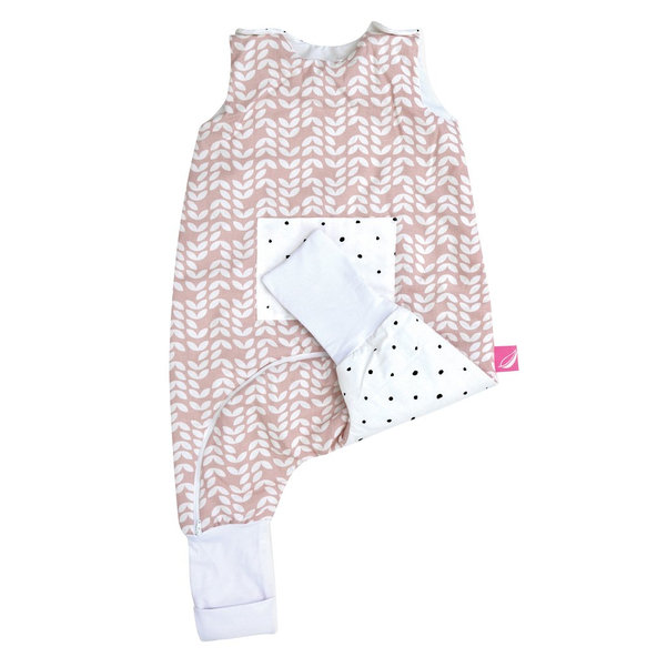 MOTHERHOOD Vak spací s nohavicami a vreckom Pink Classics 1-1,5r 2 tog
