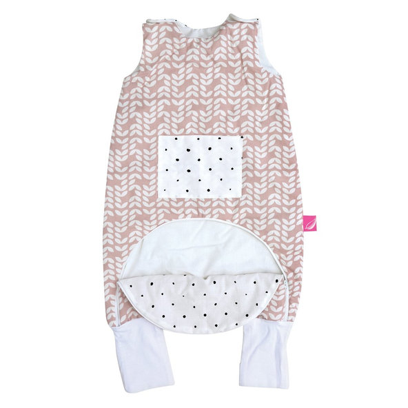 MOTHERHOOD Vak spací s nohavicami a vreckom Pink Classics 1-1,5r 2 tog
