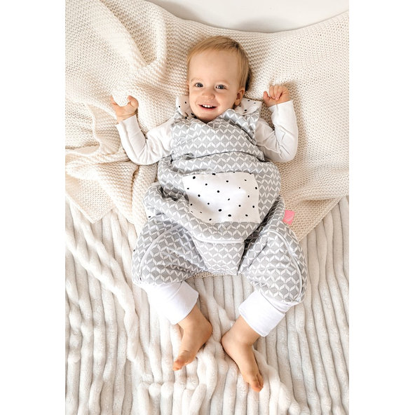 MOTHERHOOD Vak spací s nohavicami a vreckom Pink Classics 1-1,5r 2 tog