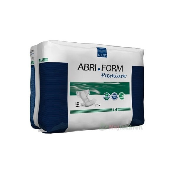 ABENA Abri Form Premium L4 plienkové nohavičky priedušné, boky 100-150cm, savosť 4000ml, 12ks