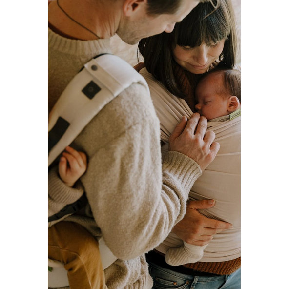 BOBA Detský nosič X bavlna - Organic Stone