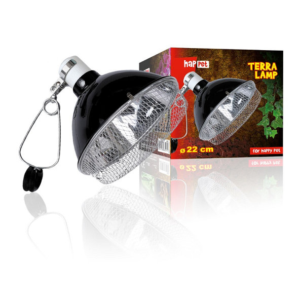 Happet Terárijné osvetlenie s mriežkou 22cm