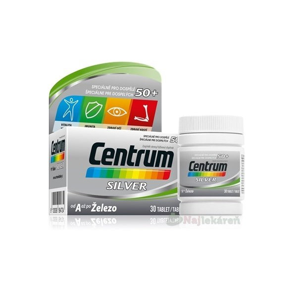 Centrum Silver pre 50+ 30tbl