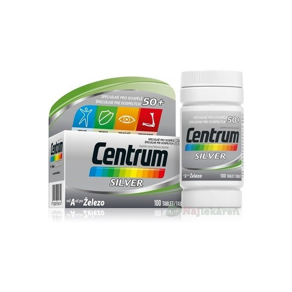 Centrum Silver pre 50+ 100tbl