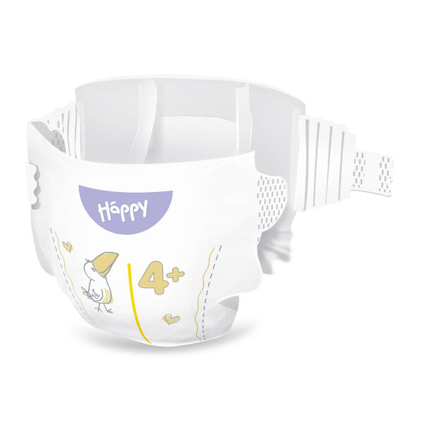BELLA HAPPY Baby Plienky jednorazové Maxi Plus 9-15 kg Big Pack 56 ks