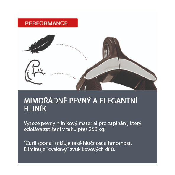 CURLI Postroj pre psov z jablčnej kože Brown XS, 3-5 kg