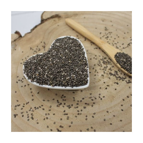 Šalvia hispánska, chia semienko -semeno celé - Salvia Hispanica L. - Semen salviae hispanicae