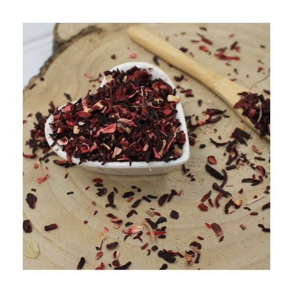 Ibištek sudánsky - kvet narezaný - Hibiscus sabdariffa - Flos hibisci