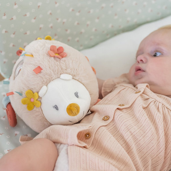 NATTOU Ježko plyšový Zoe s aktivitami 20 cm Mila, Zoe & Lana