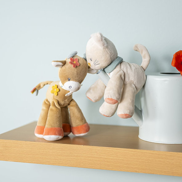 NATTOU Mačička plyšová prítulná Lana 20 cm Mila, Zoe & Lana