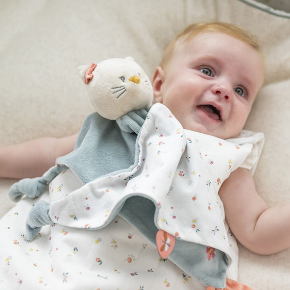 NATTOU Maznáčik plyšový maxi mačička Lana 65x35 cm Mila, Zoe & Lana