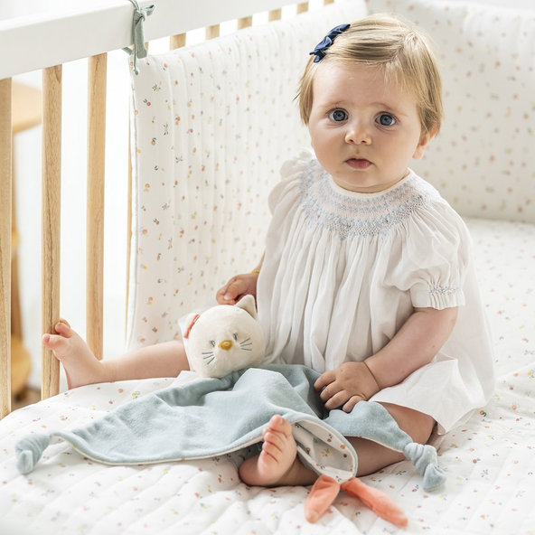 NATTOU Maznáčik plyšový maxi mačička Lana 65x35 cm Mila, Zoe & Lana