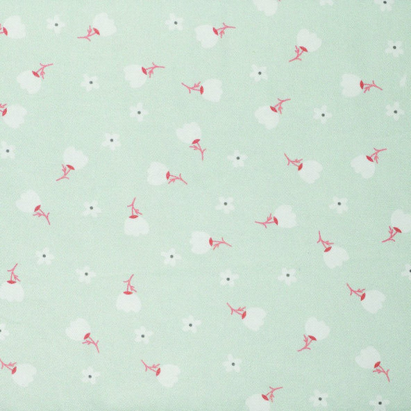 NATTOU Vak spací TOG 2 na zips  kvetinky svetlá zelená 0-3 m Mila, Zoe & Lana