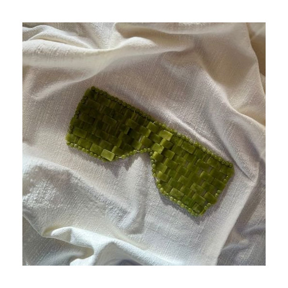 Jadeitová chladivá maska na oči Venoc