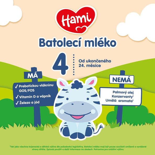 HAMI Batoľacie mlieko (od ukonč. 24 m) 1x600g