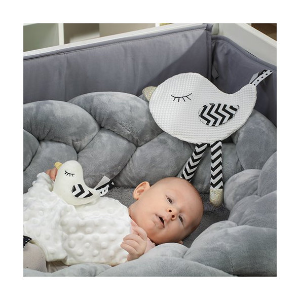 BABYONO Hračka maznáčik Little Birdie 0m+