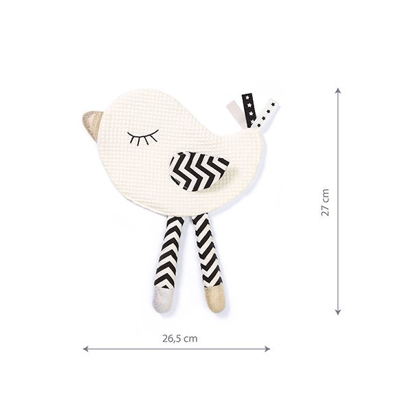 BABYONO Hračka maznáčik Little Birdie 0m+