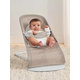 BABYBJÖRN Lehátko Balance Soft Grey Beige/White mesh, svetlá šedá konštrukcia