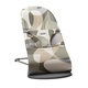 BABYBJÖRN Lehátko Bliss Print Khaki green cotton, tmavá šedá konštrukcia