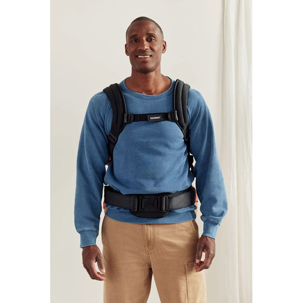 BABYBJÖRN Nosič Harmony Black 3D mesh, do 15 kg