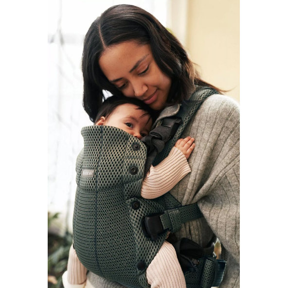 BABYBJÖRN Nosič Harmony Dark Green 3D mesh, do 15 kg