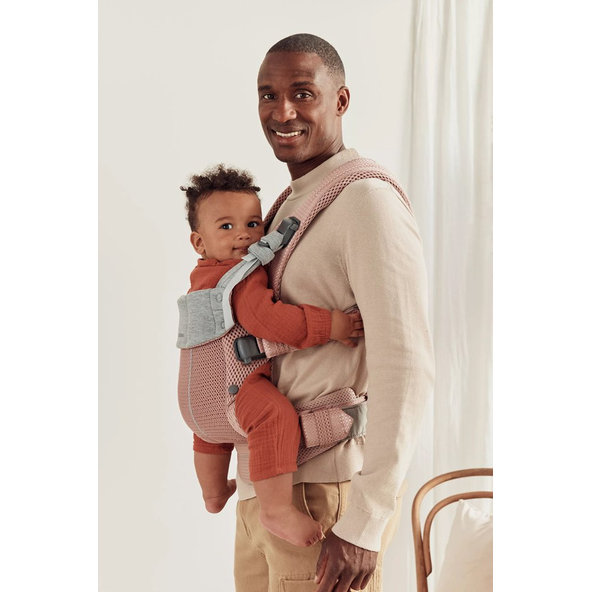 BABYBJÖRN Nosič Harmony Dusty pink 3D mesh, do 15 kg