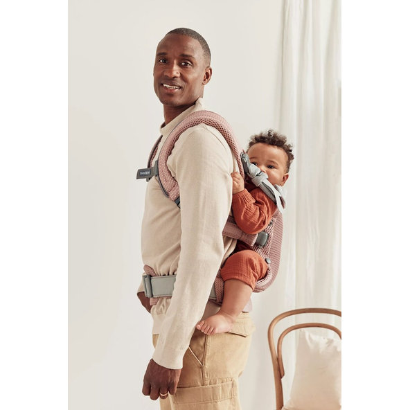 BABYBJÖRN Nosič Harmony Dusty pink 3D mesh, do 15 kg