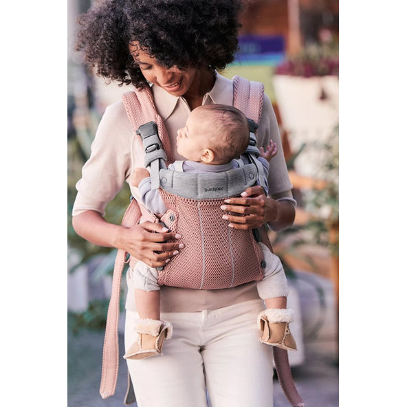 BABYBJÖRN Nosič Harmony Dusty pink 3D mesh, do 15 kg