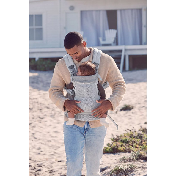 BABYBJÖRN Nosič Harmony Silver 3D mesh, do 15 kg