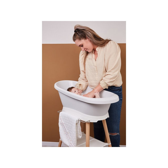 BÉBÉ-JOU Sada digitálna kúpacia Sense Plus 8 dielna Light Grey