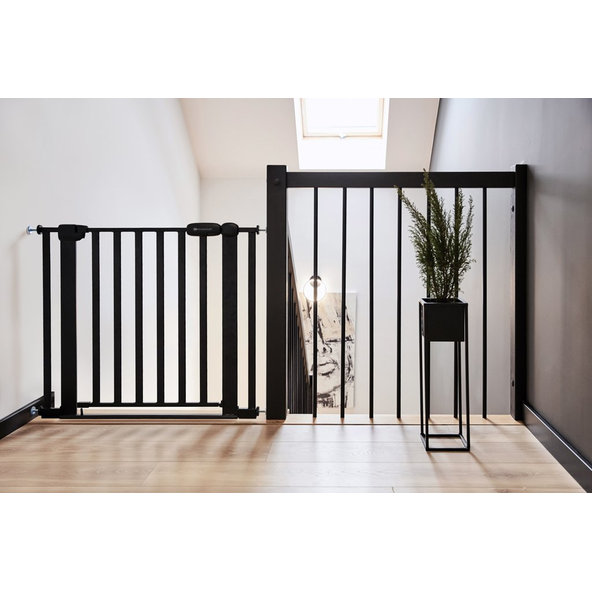 KINDERKRAFT Zábrana detská Lock&Go black