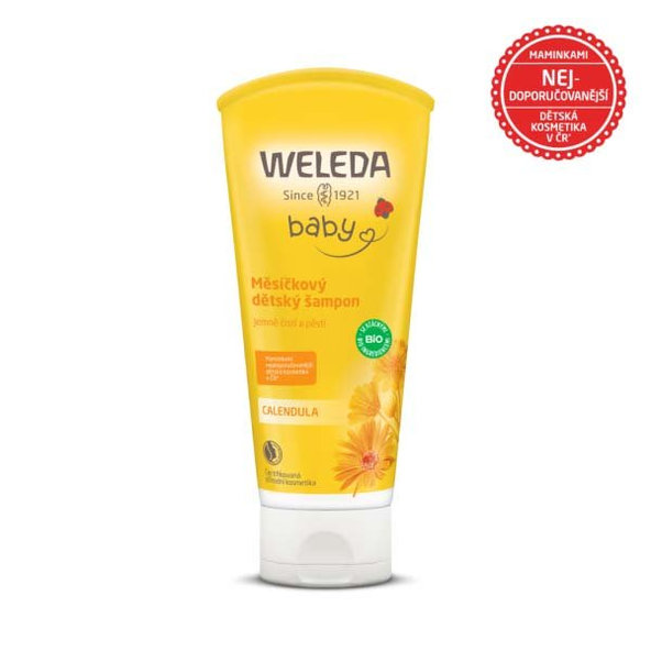 WELEDA Set darčekový Spokojné dieťatko nechtíkový detský šampón 200ml + detský zubný gél 50ml
