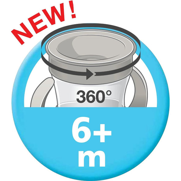 NUK Hrnček Mini Magic Cup 160 ml zelený