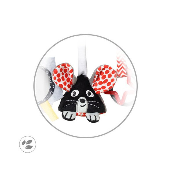 BABYONO Hračka závesná multifunkčná Cheese and Skip