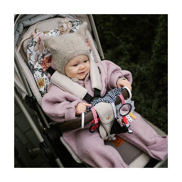 BABYONO Hračka závesná multifunkčná Cheese and Skip