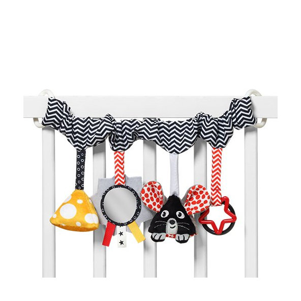 BABYONO Hračka závesná multifunkčná Cheese and Skip