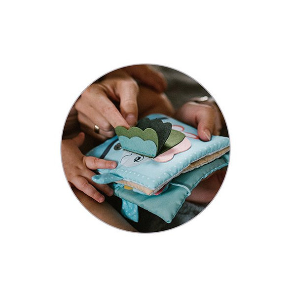 BABYONO Knižka senzorická Sea world 0m+