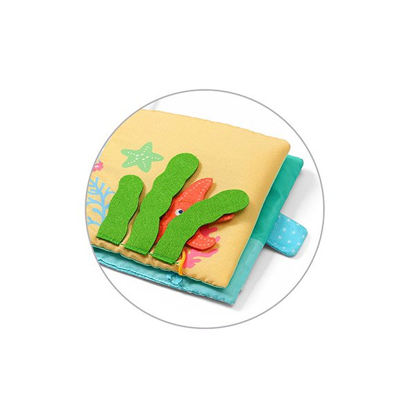 BABYONO Knižka senzorická Sea world 0m+