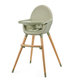KINDERKRAFT Stolička jedálenská FINI2 Green