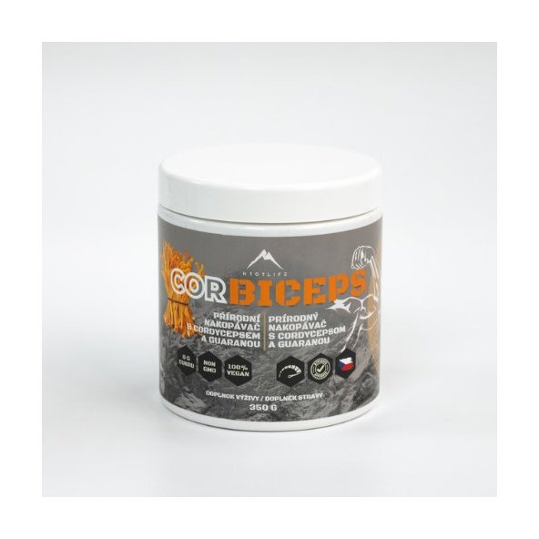 Corbiceps - prírodný nakopávač s Cordycepsom Hrotlife 350g