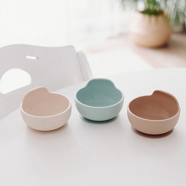 CANPOL BABIES Miska silikónová s prísavkou 330 ml - krémová