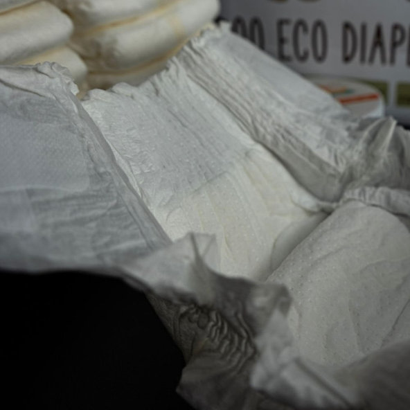 XL balenie Woopies detské EKO plienky MINI (3-8kg) Wooden Spoon 3x36ks