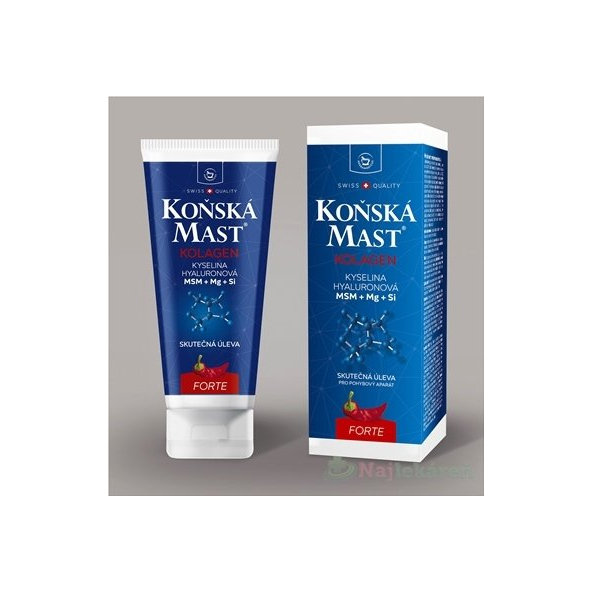 KONSKÁ MASŤ S KOLAGÉNOM FORTE na svaly a kĺby 200 ml