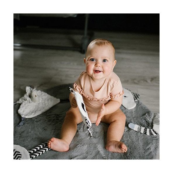 BABYONO Hračka maznáčik Happy Panda 0m+