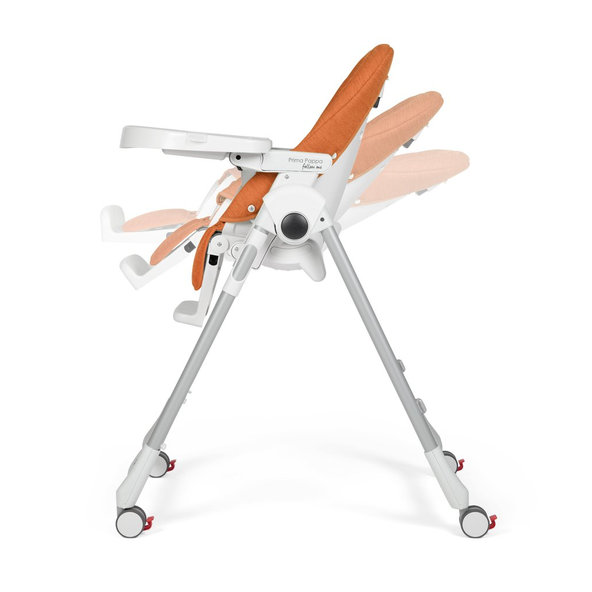 PEG PEREGO Jedálenská stolička Prima Pappa Follow Me Gold 2022+hrazdička