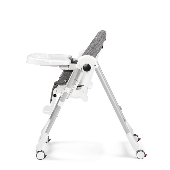 PEG PEREGO Jedálenská stolička Prima Pappa Follow Me Wonder Grey 2022+hrazdička