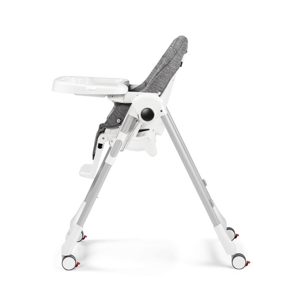 PEG PEREGO Jedálenská stolička Prima Pappa Follow Me Wonder Grey 2022+hrazdička