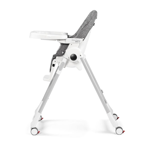 PEG PEREGO Jedálenská stolička Prima Pappa Follow Me Wonder Grey 2022+hrazdička