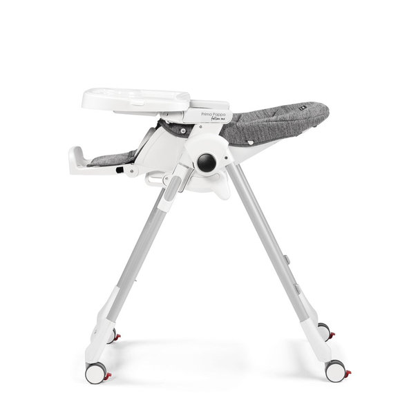 PEG PEREGO Jedálenská stolička Prima Pappa Follow Me Wonder Grey 2022+hrazdička